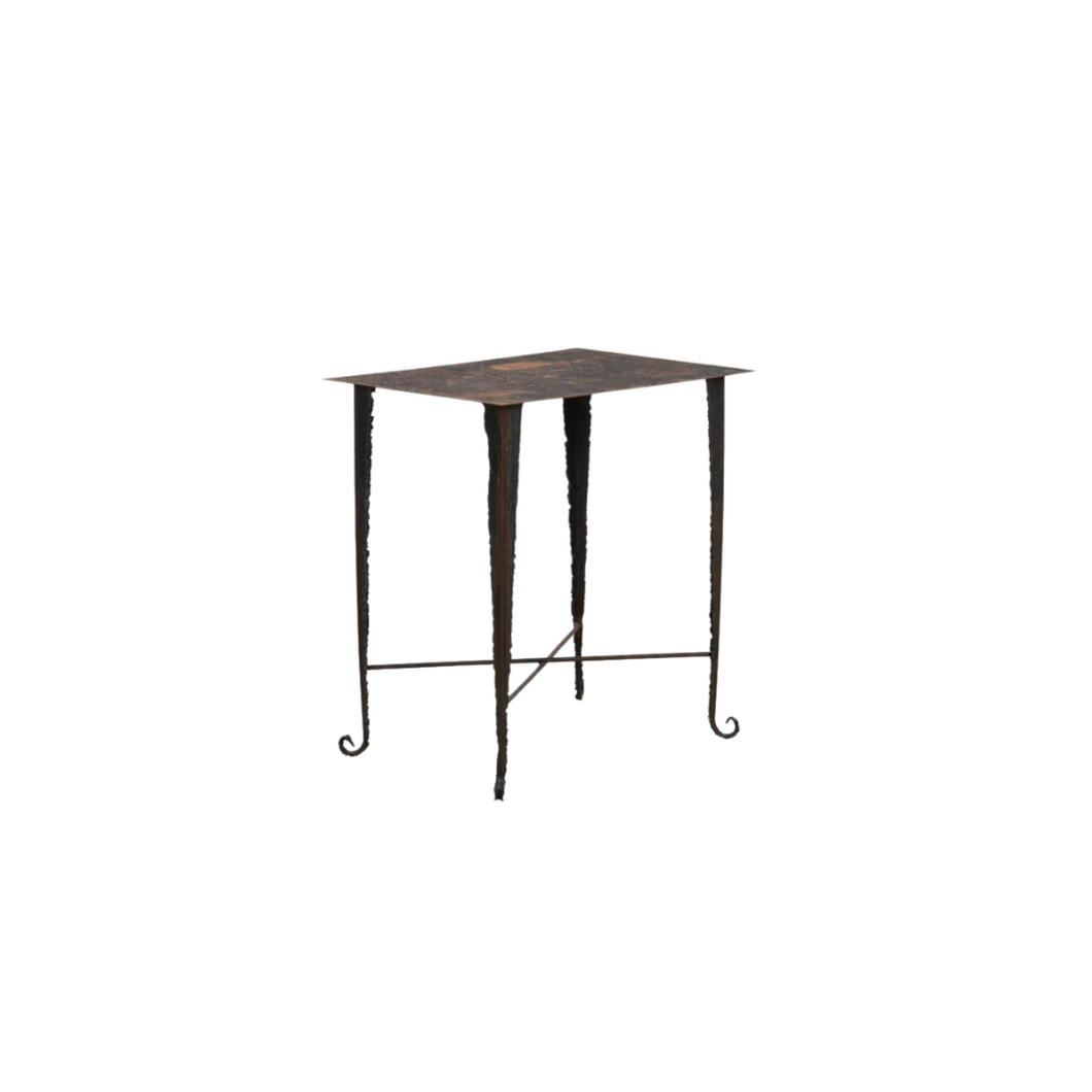Torch Cut Steel Table