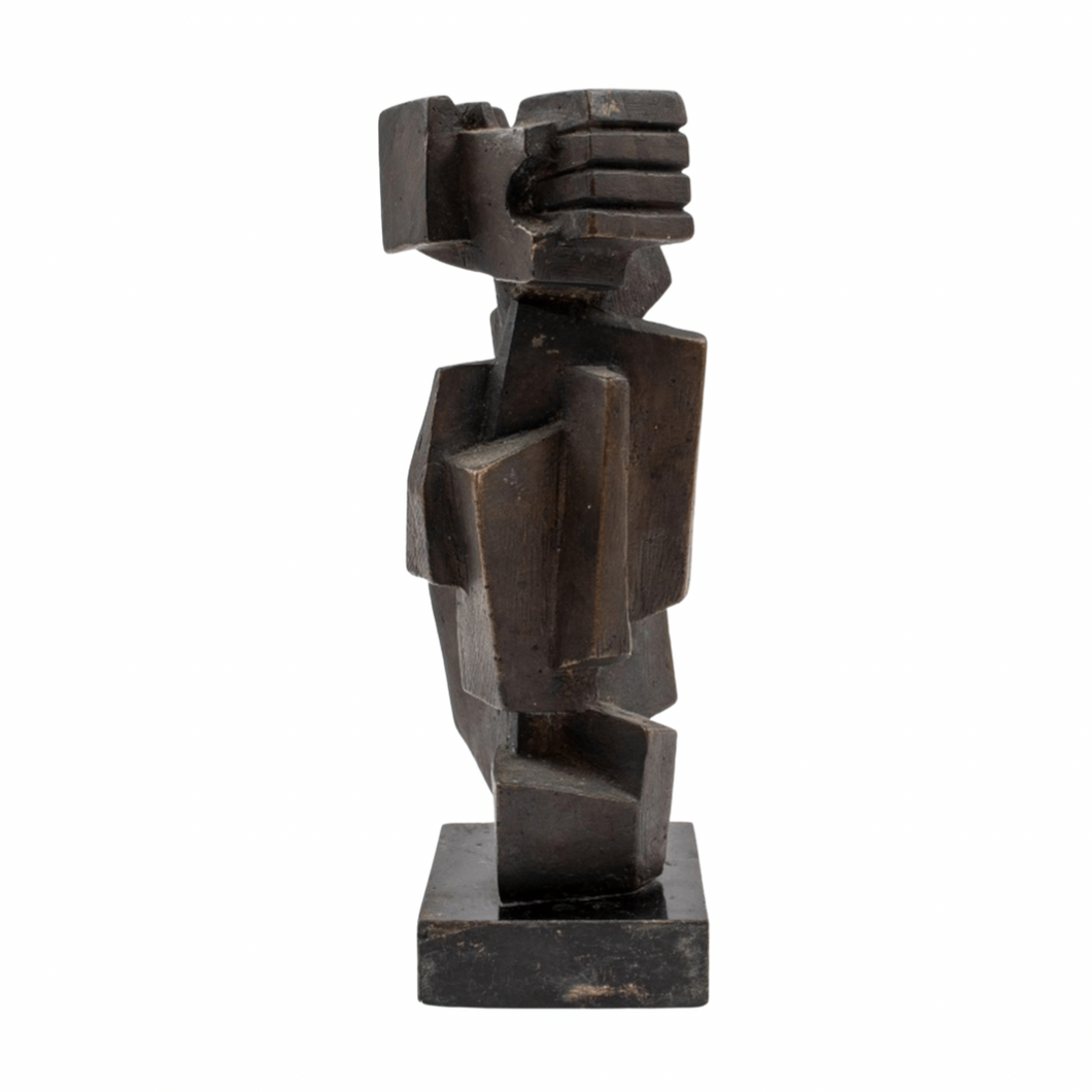 New York School Abstract Bronze Sculpture